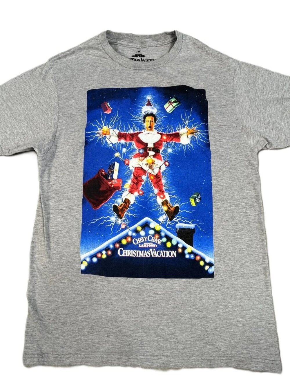 National Lampoon Christmas Vacation T-Shirt Clark Griswold Lights Unisex Size M